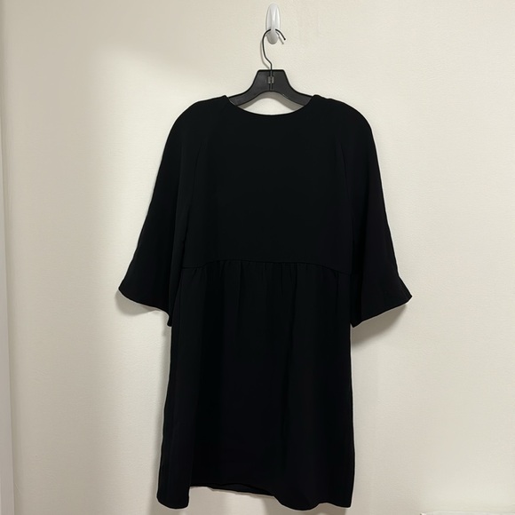 BASH Black Button Down Mini Dress - Picture 2 of 2